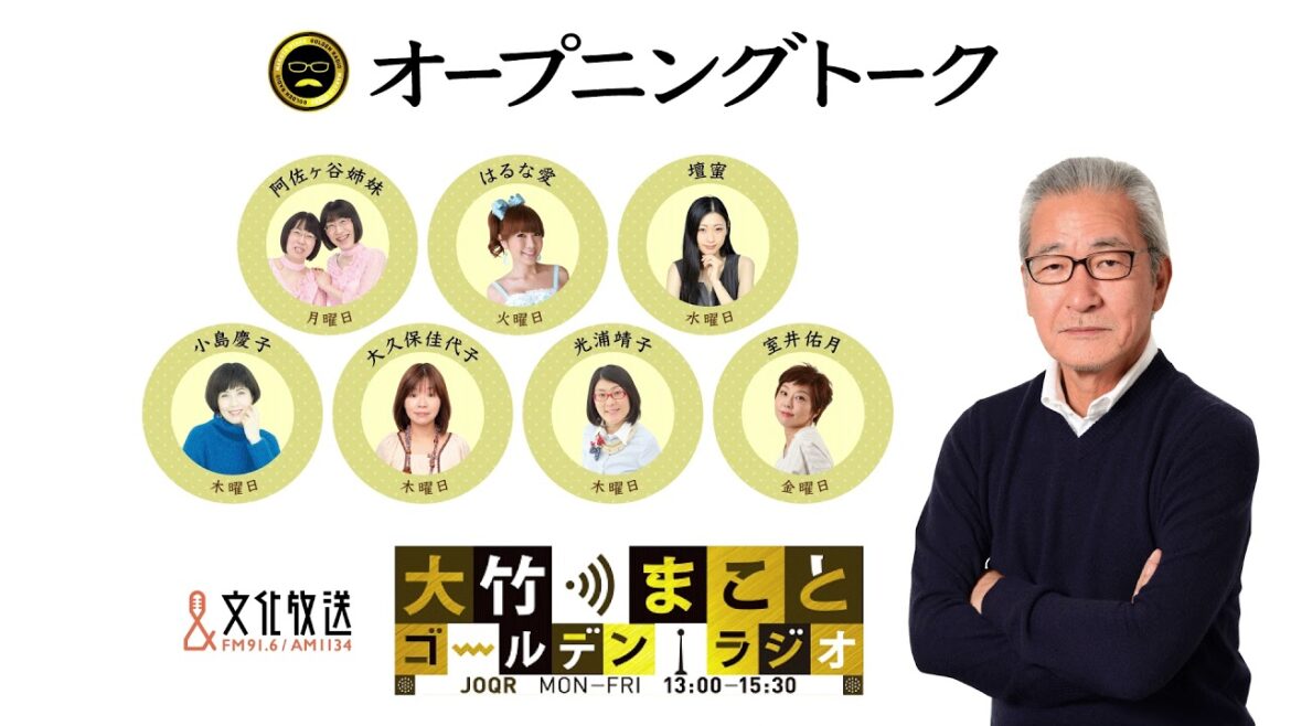 【パーソナリティー:壇蜜】2022年1月5日(水)壇蜜 いとうあさこ 太田英明【オープニングトーク】【大竹まことゴールデンラジオ】