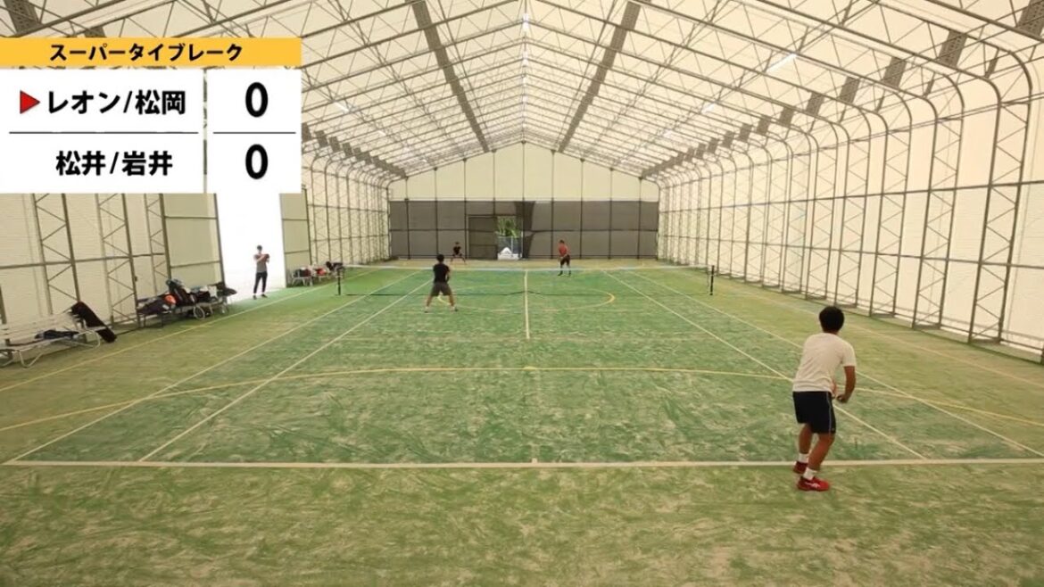 松井俊英プロ×レオンスポーツ 松井俊英プロにダブルスで挑戦①