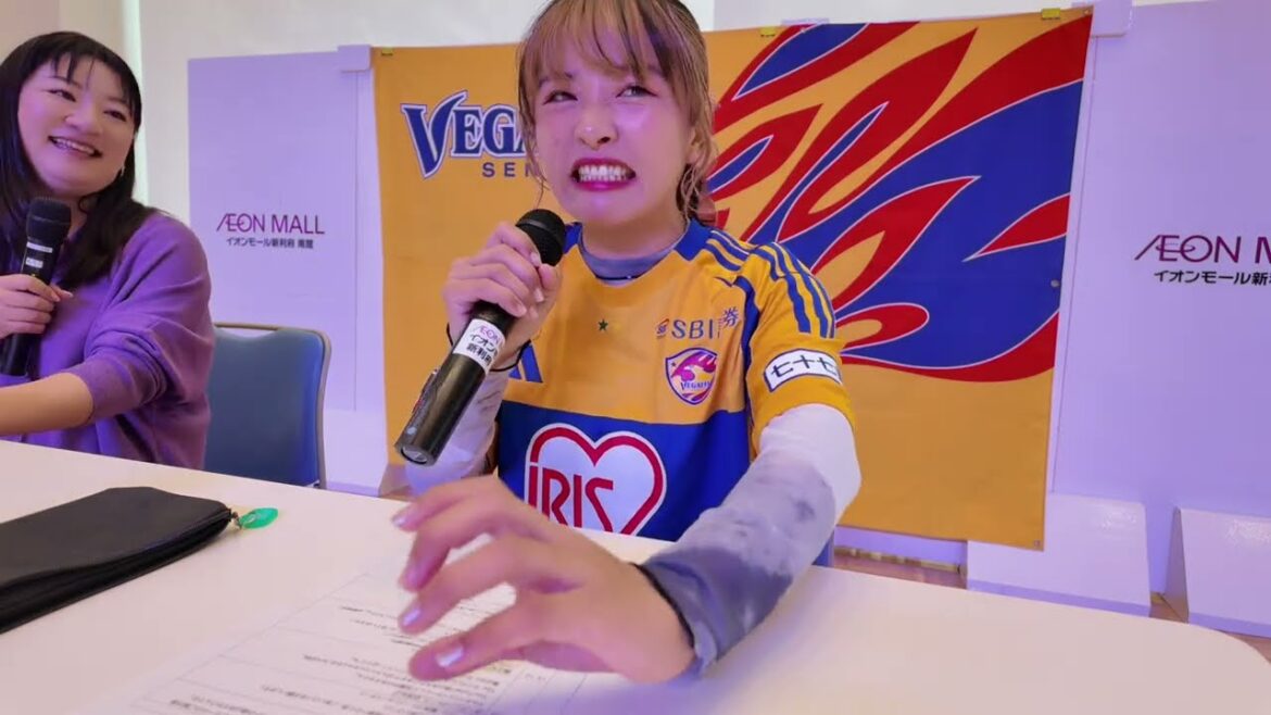 【仙台vs今治⚽️】新利府イオンPV📹村林いづみさんとのトークショーの様子をお届け✨頑張ろうベガルタ仙台‼️