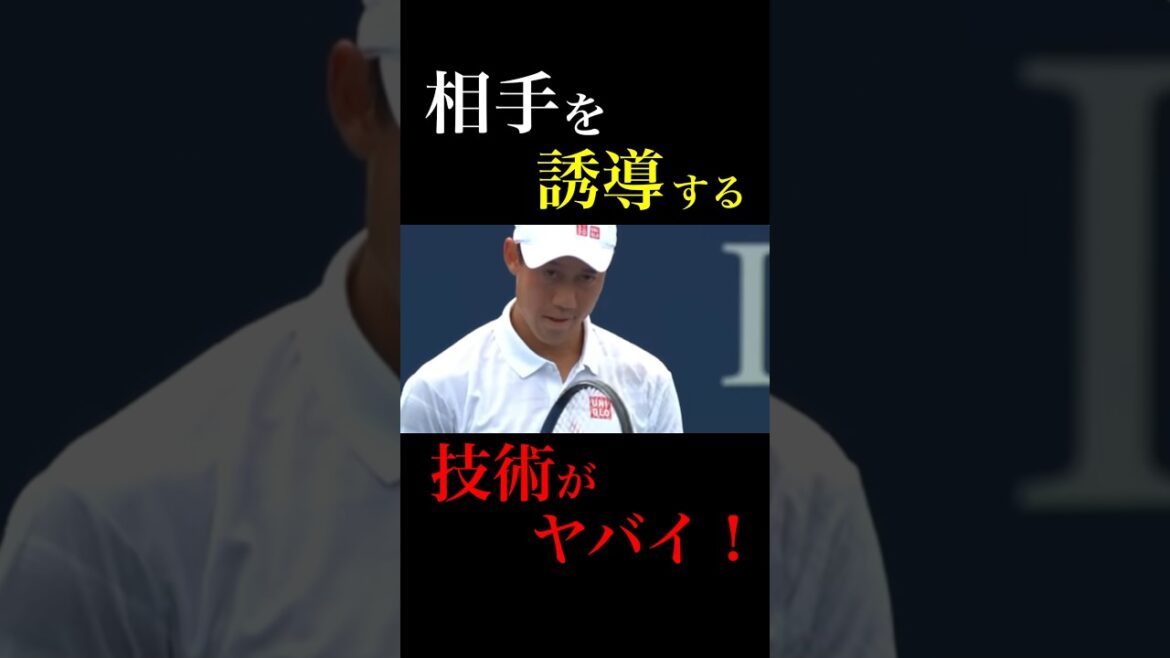 錦織圭のテニスIQが高すぎる!#錦織圭 #戦術分析 #shorts