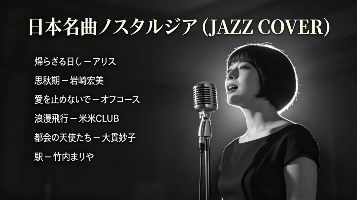 トップヒット・ジャズカバー|日本クラシック名曲集 竹内まりや・米米CLUB・オフコース ほか【夜・カフェ・リラックス】