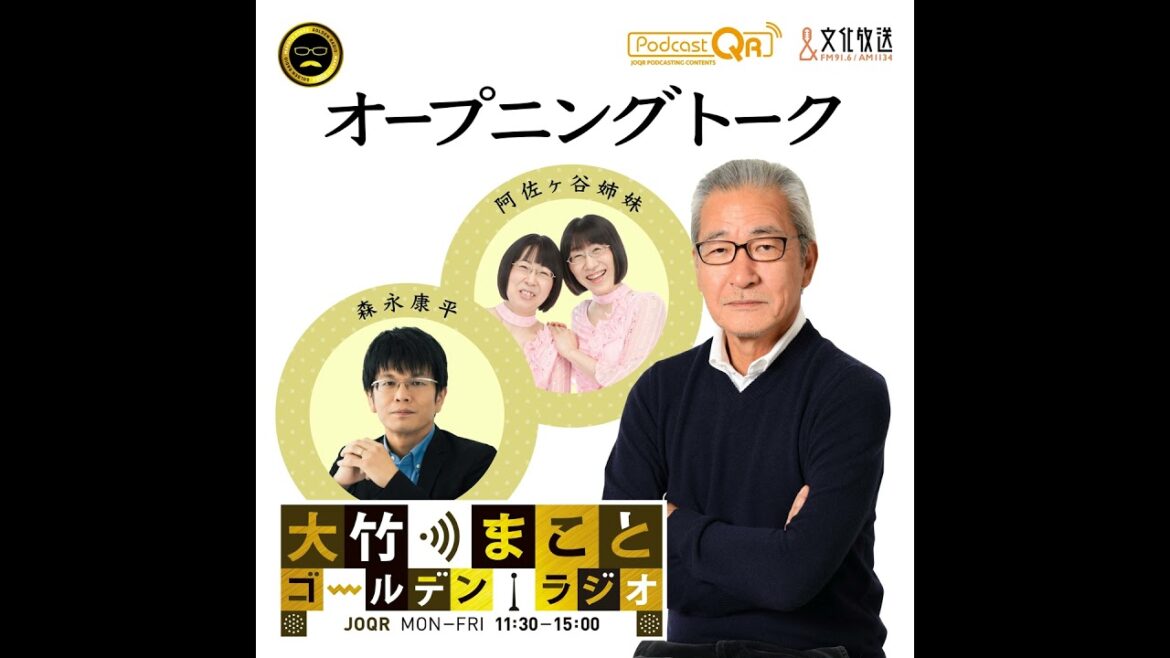 【阿佐ヶ谷姉妹/森永康平】2025年12月22日 大竹家のクリスマス・年末 + 今日のニュース(米国務省 日本の核保有発言をけん制/非核三原則のあり方 議論/高市内閣支持率 堅調続く)