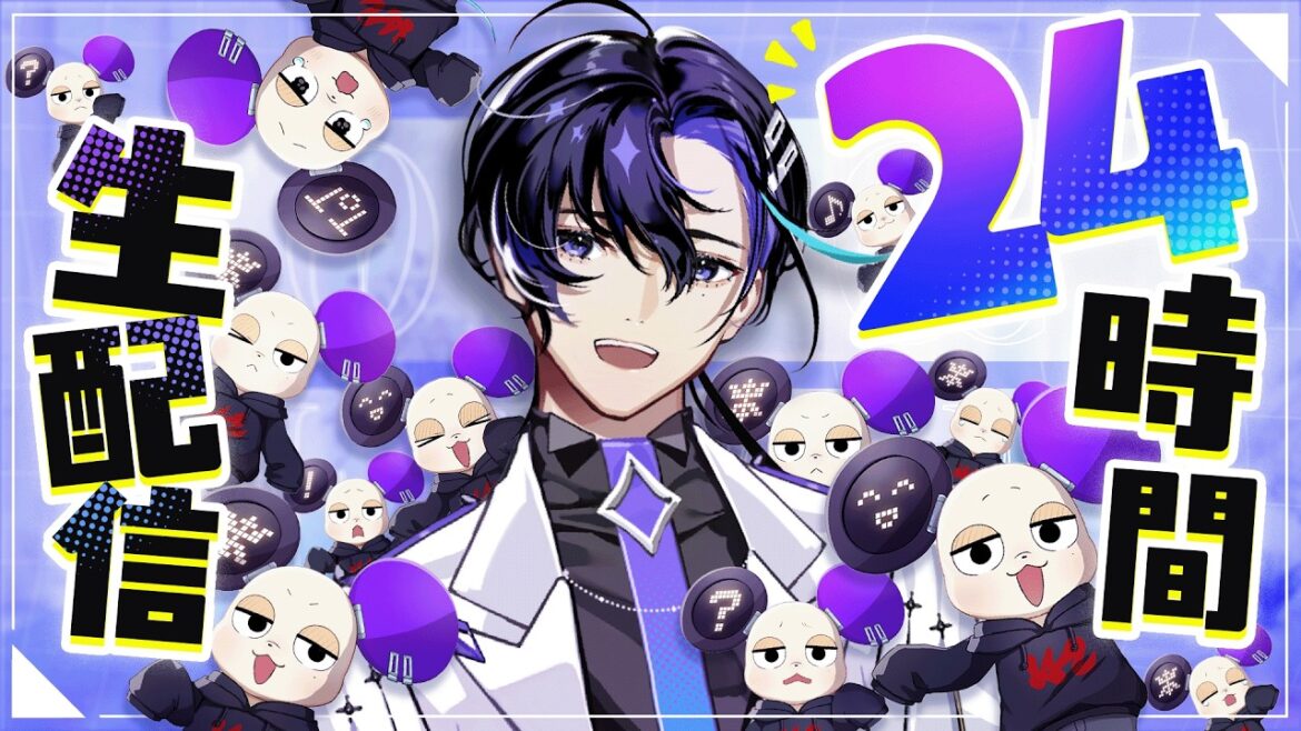 【24時間耐久】梶裕貴のAIキャラと過ごす24時間|そよぎEXPO応援・初の長時間配信に挑戦!