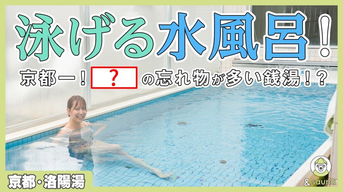 6mの泳げる巨大水風呂!?大型ストーブのパワーで“温度以上の熱さ”を体感【洛陽湯】