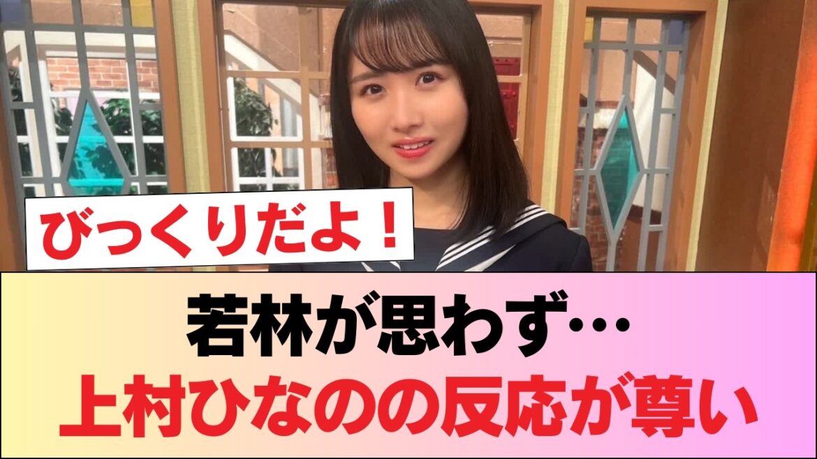 【日向坂46】おひさま、若林さんにハタかれる上村ひなのに胸熱 #日向坂46 #日向坂 #日向坂で会いましょう #乃木坂46 #櫻坂46