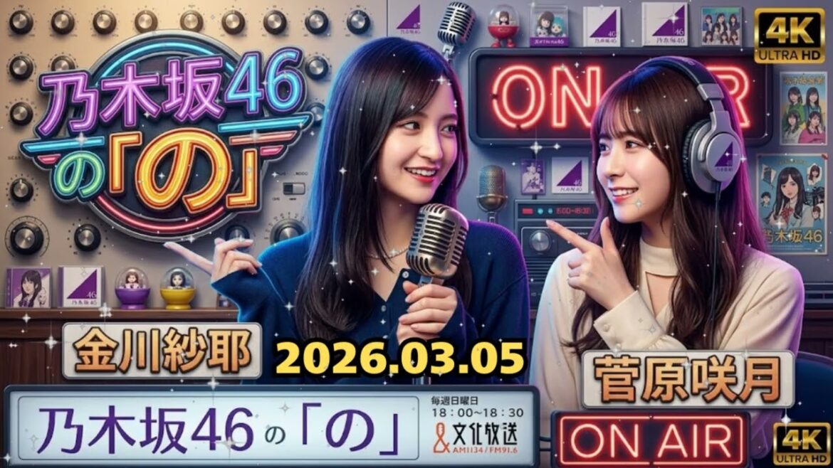 🌸【神回ラジオ】菅原咲月×金川紗耶の天然とツッコミが炸裂!可愛すぎる先輩後輩トーク | 乃木坂46の「の」 作業用BGM 💜