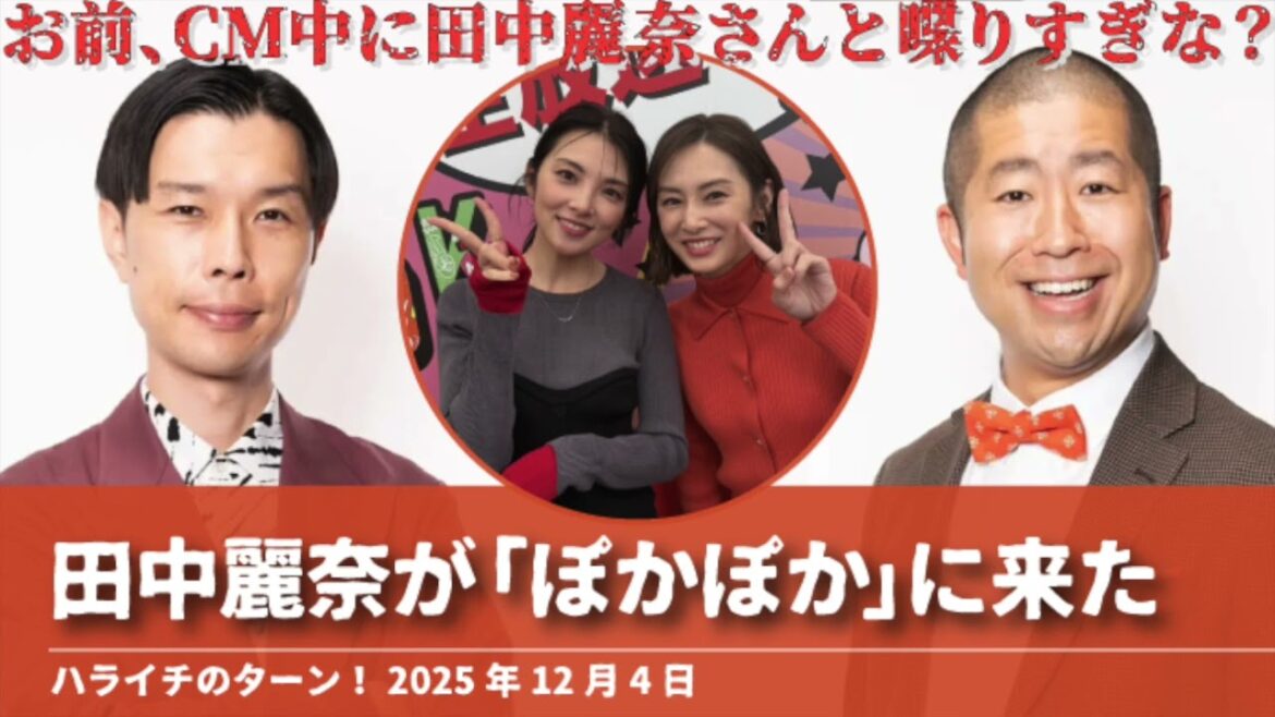 田中麗奈が「ぽかぽか」に来た【ハライチのターン!】2025年12月4日
