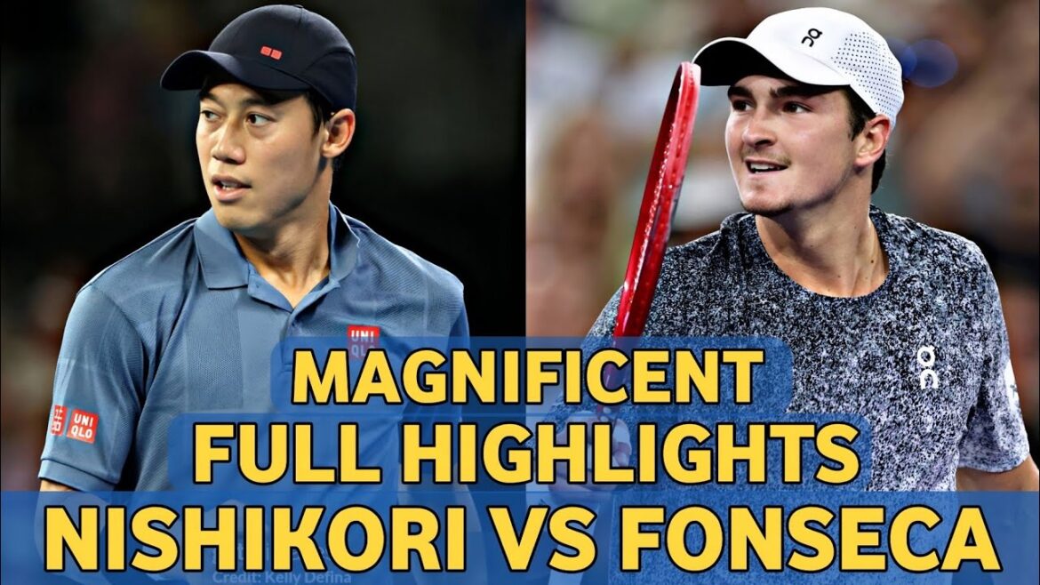 Kei Nishikori 錦織圭 vs Joao Fonseca Fabulous テニス Match Tennis Highlights – Before Miami 2026