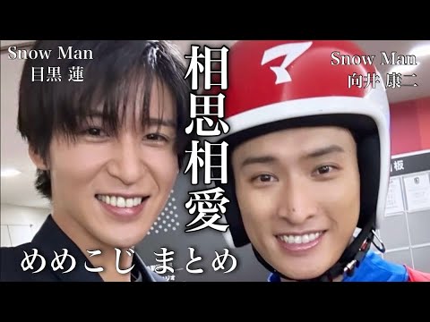 【めめこじ】人気コンビ SnowMan 目黒蓮と向井康二 めめこじ集 スノーマンまとめ
