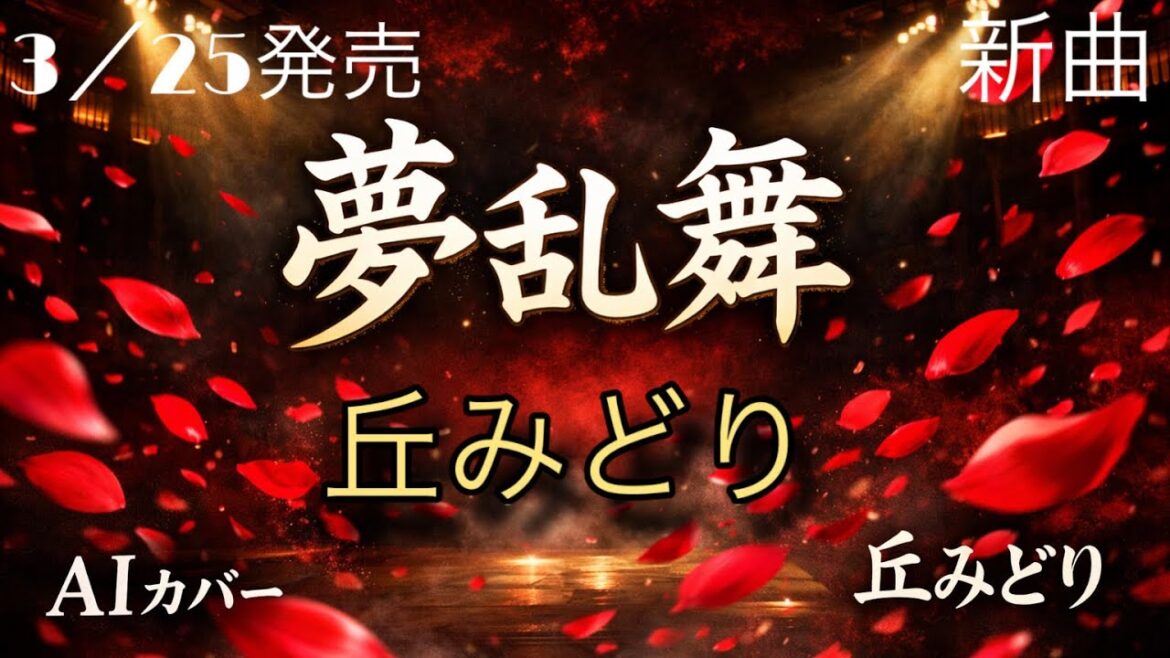 夢乱舞|丘みどり(AIカバー)新曲演歌が沁みる【AI演歌】