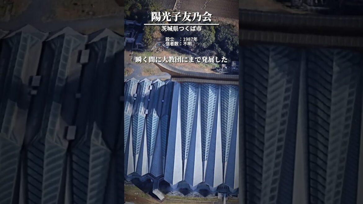【空から見る】新興宗教が奇怪すぎてヤバかった! #宗教 #空から見る #奇怪 #建築 #新興宗教 #shorts