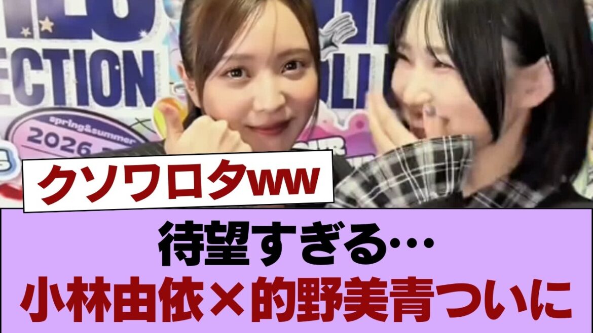 【櫻坂46】やっとか… 小林由依×的野美青、ついに実現!!! #櫻坂46 #櫻坂46の家