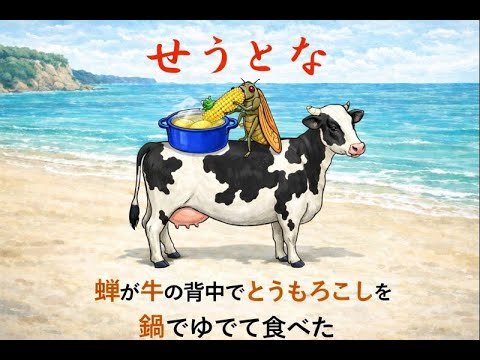 運転免許の64枚の絵を64文字と第九で覚える 第九 後藤泉ピアノ