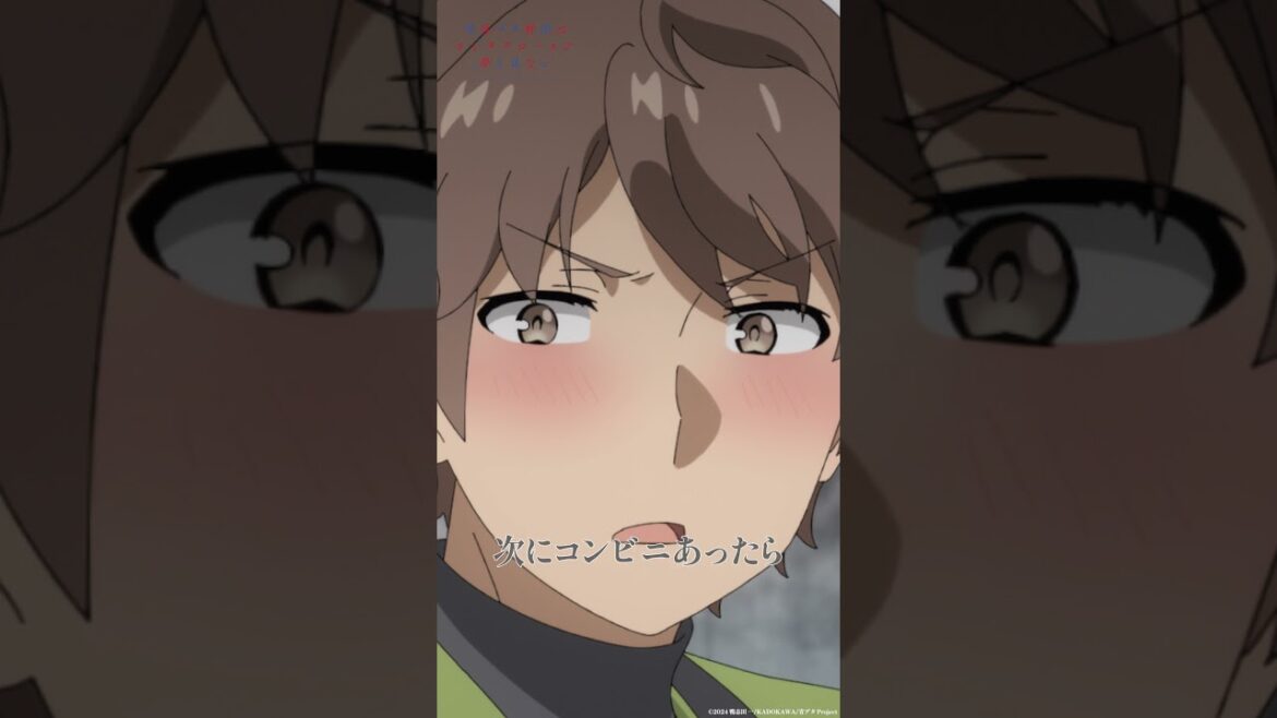 却下|アニメ『青春ブタ野郎はサンタクロースの夢を見ない』第8話|#青ブタ #石川界人 #瀬戸麻沙美 #アニメ #anime