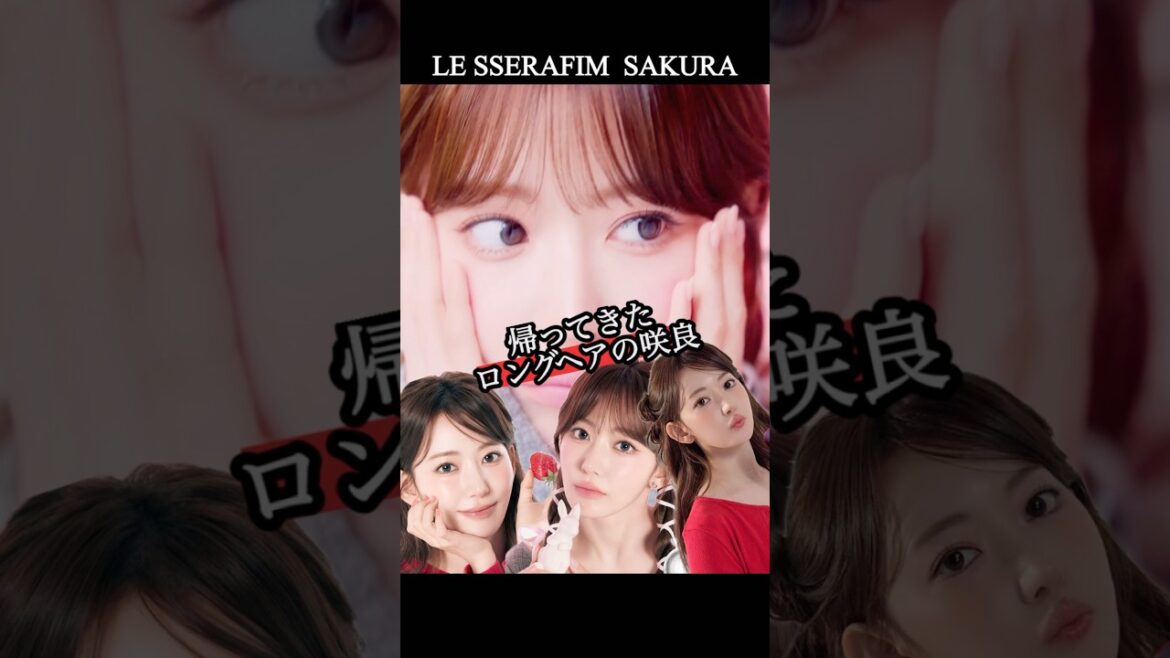 サクラの〇〇のプロモーションムービー公開【LE SSERAFIM】 #lesserafim #ルセラフィム #宮脇咲良