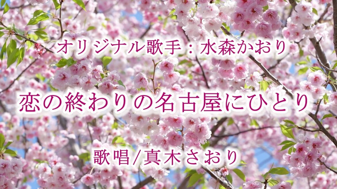 恋の終わりの名古屋にひとり (水森かおりさん)唄/真木さおり