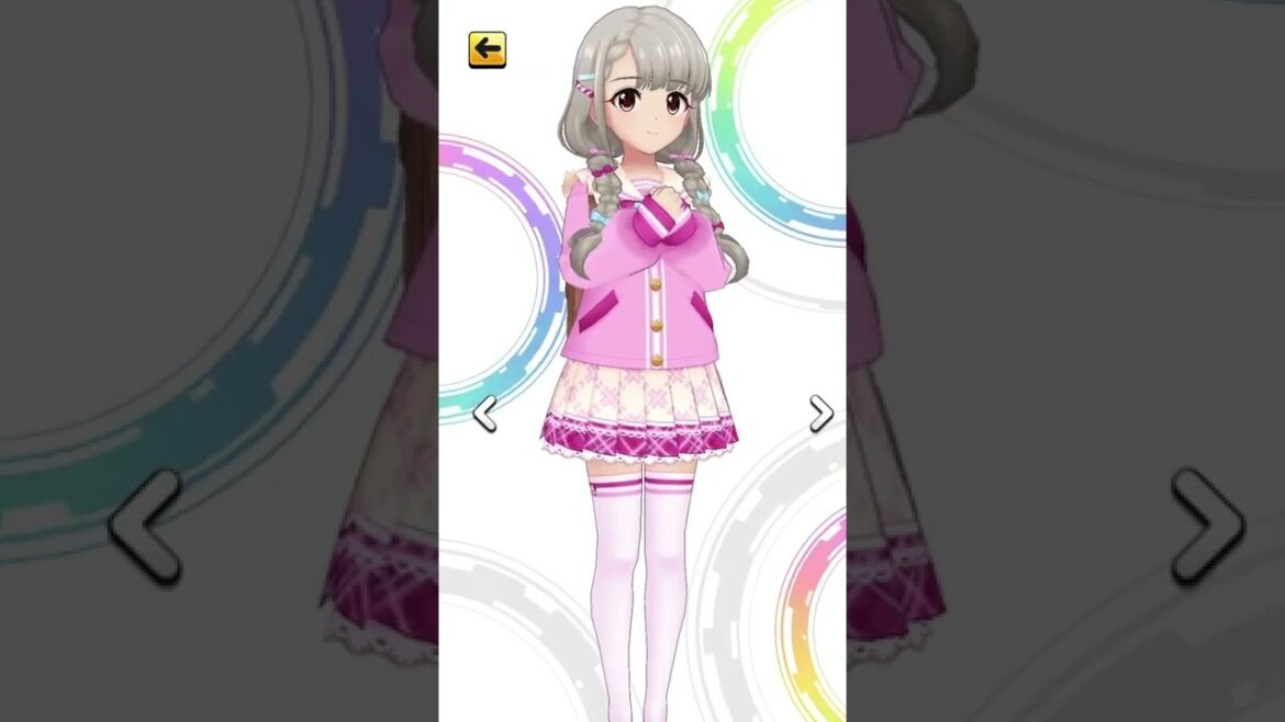 凪ちゃん…萌え袖…ニーソ…絶対領域【デレステ】 #shorts
