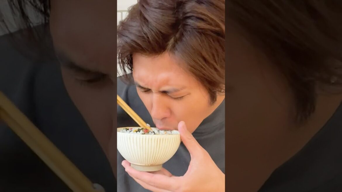 【飯テロ】速水もこみち✖️お茶漬け #shorts#お茶漬け#ごはん#料理#cooking
