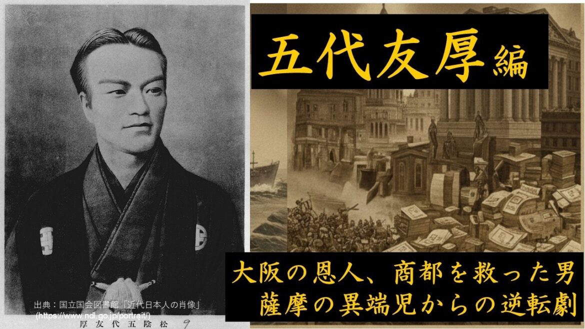 【ライフ・クロニクル4】五代友厚:大阪の恩人、絶望の淵から商都を救った男。薩摩の異端児から近代経済の設計者へ、その知られざる逆転劇。