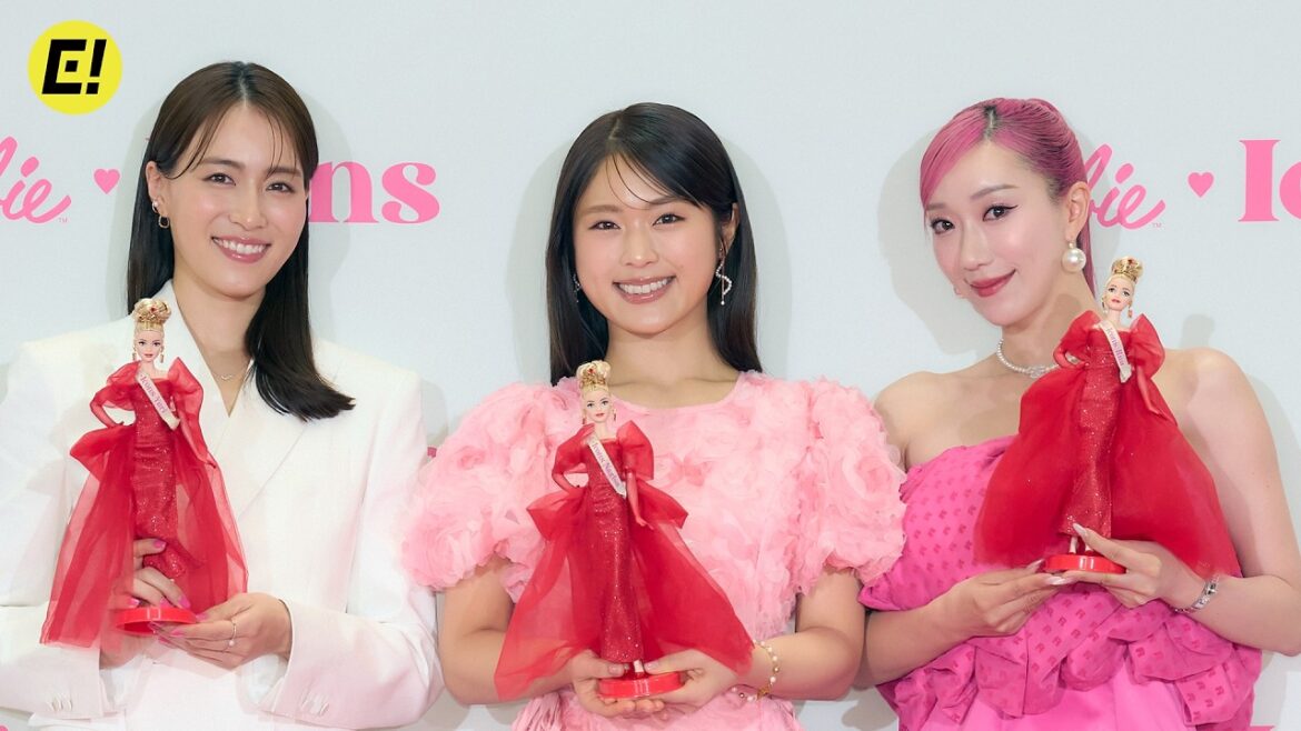 渋谷凪咲、現代のリアルバービー称える賞、笹川友里&Ruuと受賞/Barbie Icons -Shaping our World-
