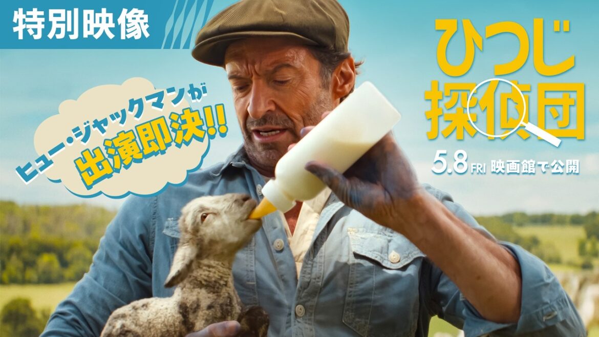 <ヒューが太鼓判❕笑える上に感動できる⁉️>『ひつじ探偵団』メイキング&インタビュー🐏5月8日(金)全国の映画館で公開🍀
