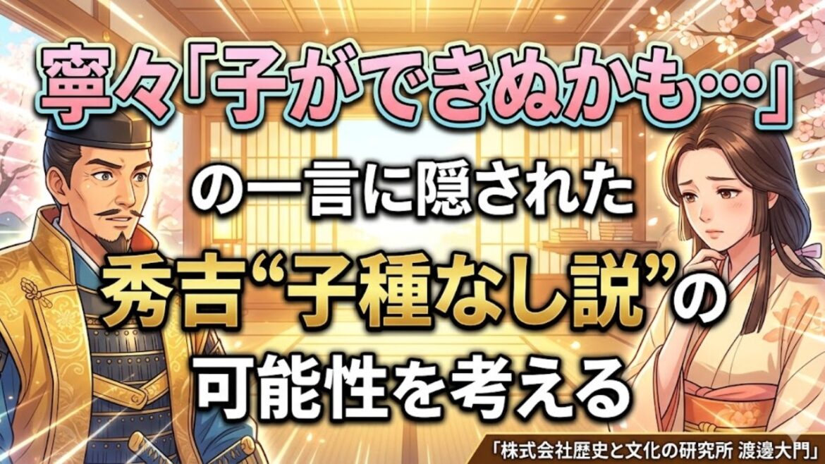 寧々はなぜ「子ができぬかも」と言ったのか――秀吉“子種なし説”の可能性を考える