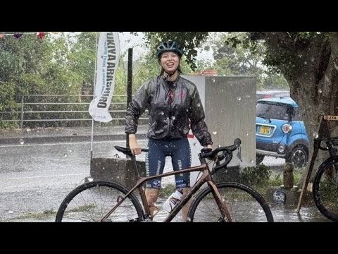 SKE48・荒野姫楓、土砂降りの石垣島89kmを完走 本気すぎる“サイクリスト姿”に称賛続々