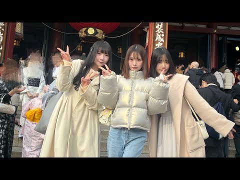鈴木愛來/小林蘭/小田有葉 in 浅草