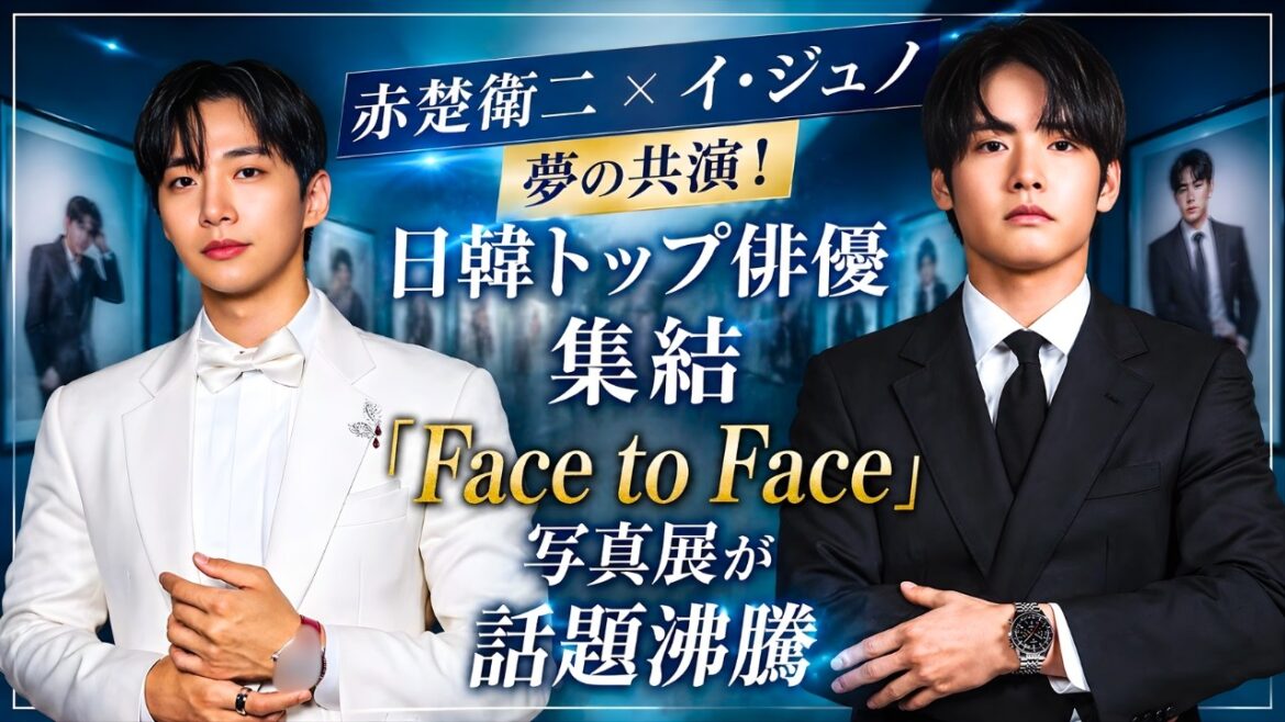 赤楚衛二×イ・ジュノ夢の共演!日韓トップ俳優集結『Face to Face』写真展が話題沸騰#赤楚衛二 #イジュノ #FaceToFace