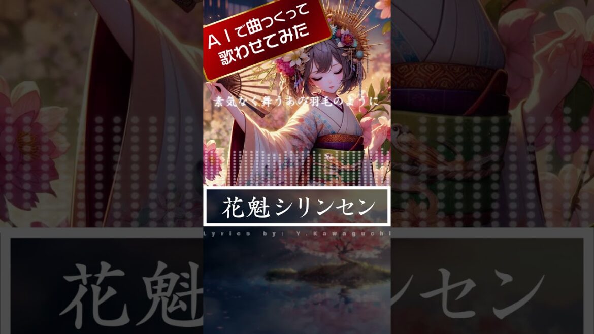 本当の気持ちを押し殺しているあなたに捧げます。「花魁シリンセン」【AI作曲】