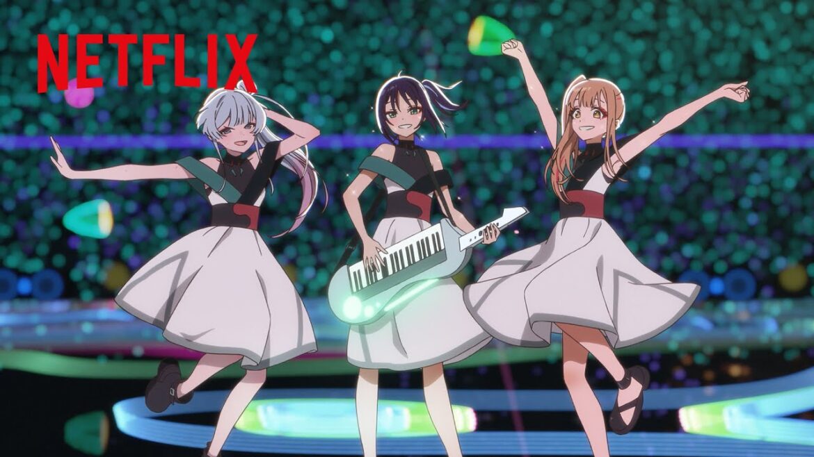 Lyric Video -「Ex-Otogibanashi(Anime ver.)」かぐや(CV 夏吉ゆうこ) 月見ヤチヨ(CV 早見沙織) | 超かぐや姫! | Netflix Japan