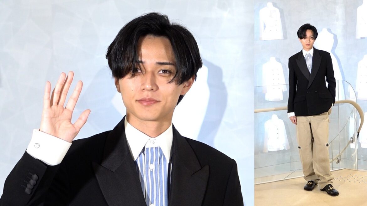 キンプリ 永瀬廉、紅白思い出のジャケット姿でディオール心斎橋来場 松竹座の地に訪れ「運命を感じる」 『「ハウス オブ ディオール 心斎橋」オープンイベント』