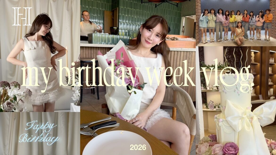 【Vlog】こじはる誕生日ウィーク🎂ゆるっとカメラ回してました🎥