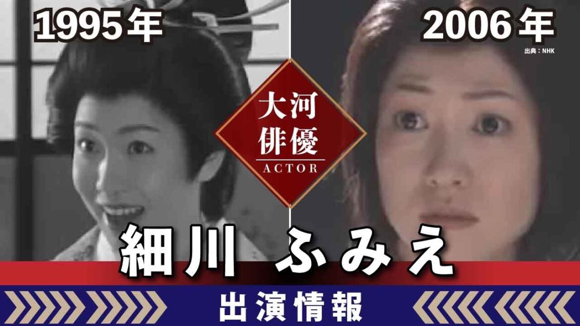 【大河ドラマ】昔の大河にでています・・・【細川ふみえさんの全出演情報】