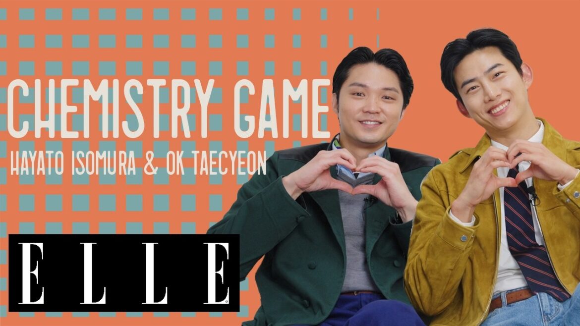 【磯村勇斗×オク・テギョン】『ソウルメイト』のふたりのシンクロ率をチェック🫶✨|CHEMISTRY GAME| ELLE Japan