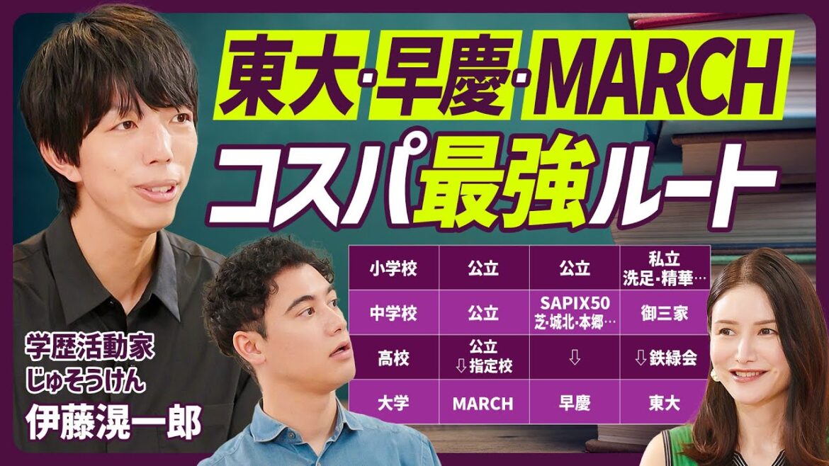 【MARCHのコスパ最強ルート、早慶のコスパ最強ルート】東大・難関大に受かるための高校受験戦略/公立中学のメリットとデメリット/男子校出身者は未婚率が高い?【EDUCATION SKILL SET】