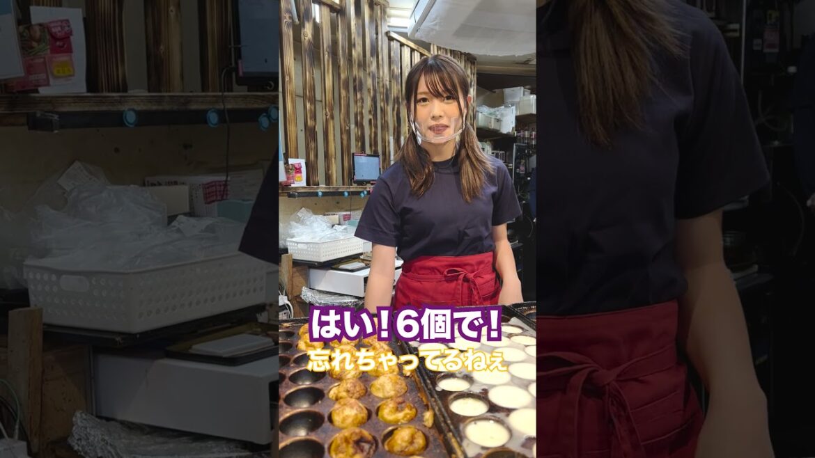 19歳の妹がバイトしてるたこ焼き屋さんに突撃した結果wwww
