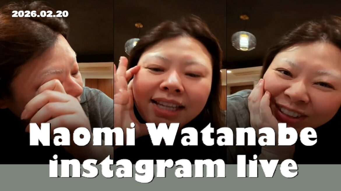 260220 Naomi Watanabe instagram live #渡辺直美 #インスタライブ #2026年2月20日