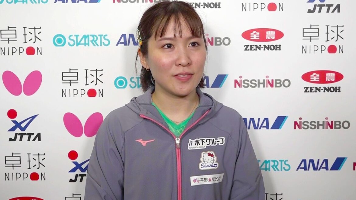 【インタビュー】平野美宇 グループリーグ敗退「勝てなかったが次に繋がればいい」|アジア卓球選手権2026 兼 世界卓球2027 アジア大陸予選会