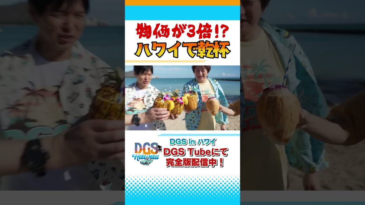 声優 #神谷浩史 と #小野大輔 がハワイで乾杯!🍍 #DGS #DGSTube #DGSinHAWAII