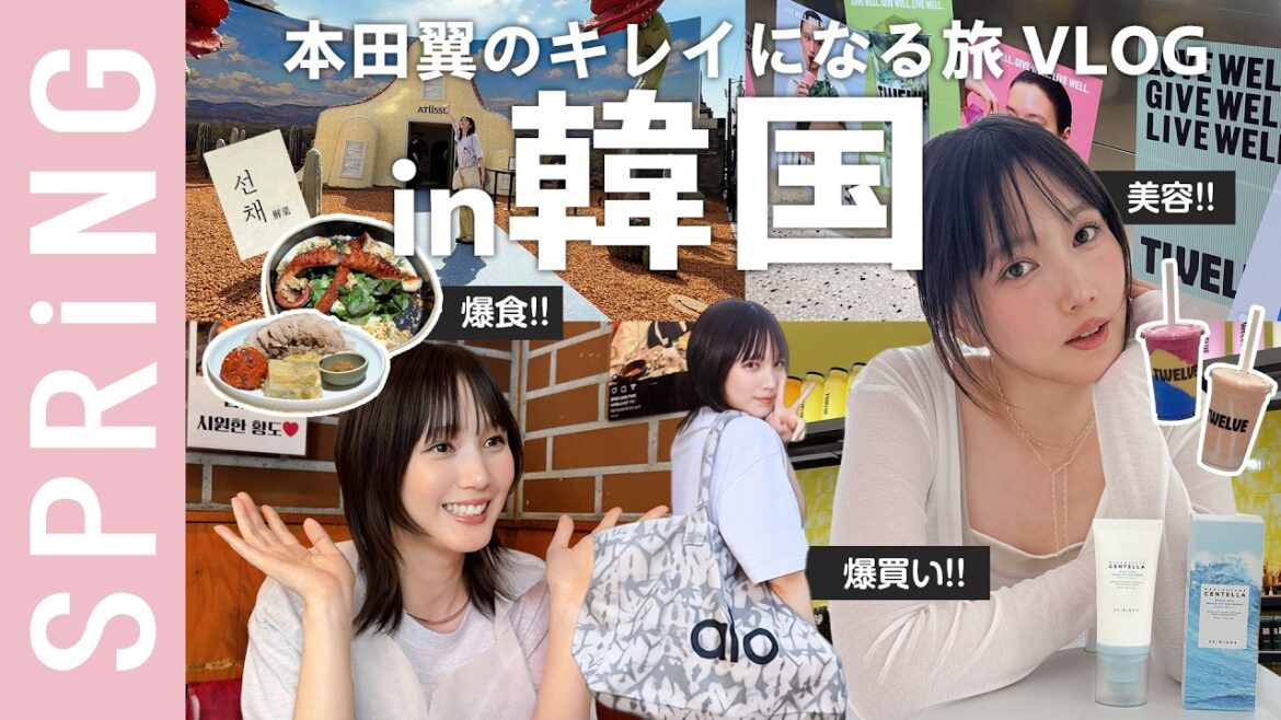 【韓国VLOG】本田翼さんと一緒に♡ キレイになれるソウル旅