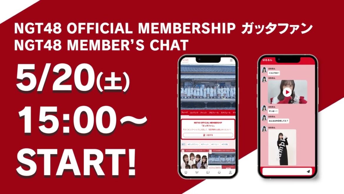 NGT48を応援する2つのサービスが開始!