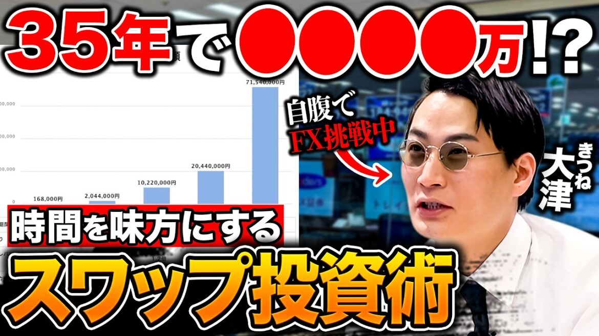 【不労所得】資産2000万をFXに全投資!?きつね大津が中長期スワップ投資に初挑戦!