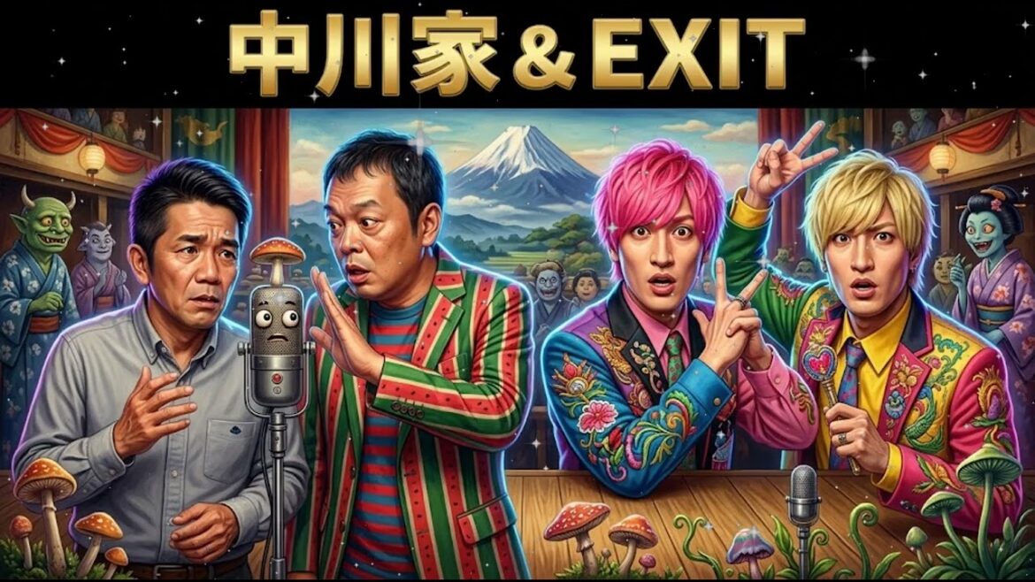 🤣【爆笑神回】中川家とEXITの絡みがカオスすぎて腹がよじれるww