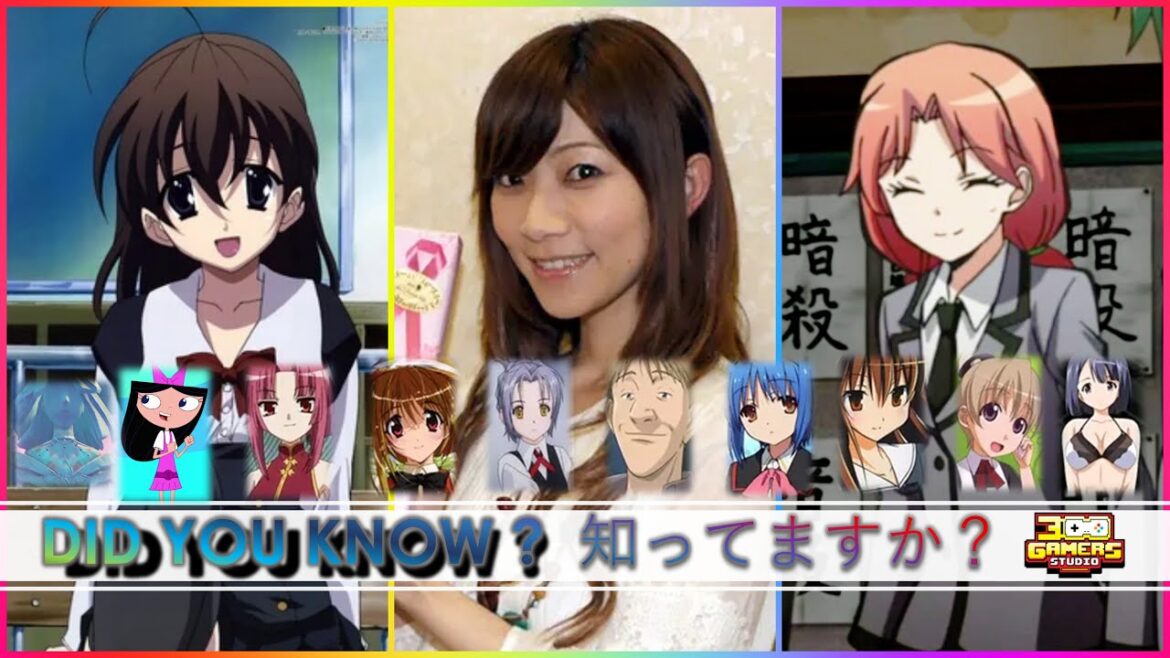 河原木 志穂 x 西園寺 世界 同じ声 Sekai Saionji in another anime by Shiho Kawaragi