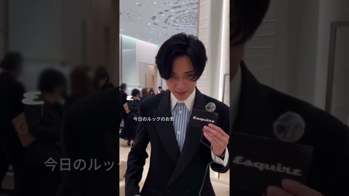新しくオープンした「ハウス オブ ディオール 心斎橋」に、永瀬廉さんが登場。| Esquire Japan #shorts