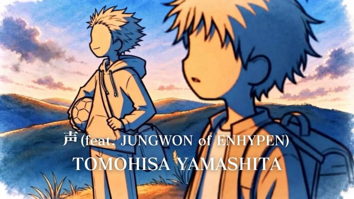 TOMOHISA YAMASHITA「声 (feat. JUNGWON of ENHYPEN)」(Lyric Video)