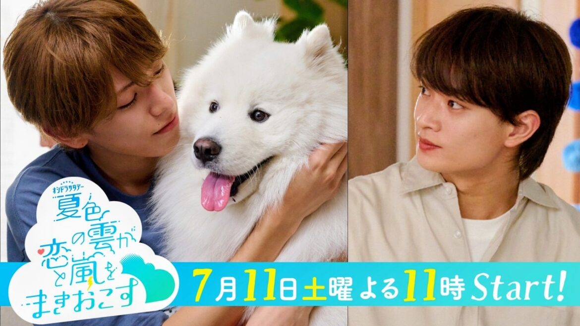 【予告】『夏色の雲が恋と嵐をまきおこす』<30秒PR>7月11日土曜23時スタート!