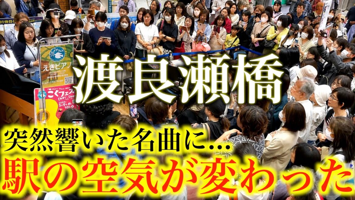 駅で突然「渡良瀬橋/森高千里」弾いたら空気が変わった…【国分寺駅ストリートピアノ/こくフェス】