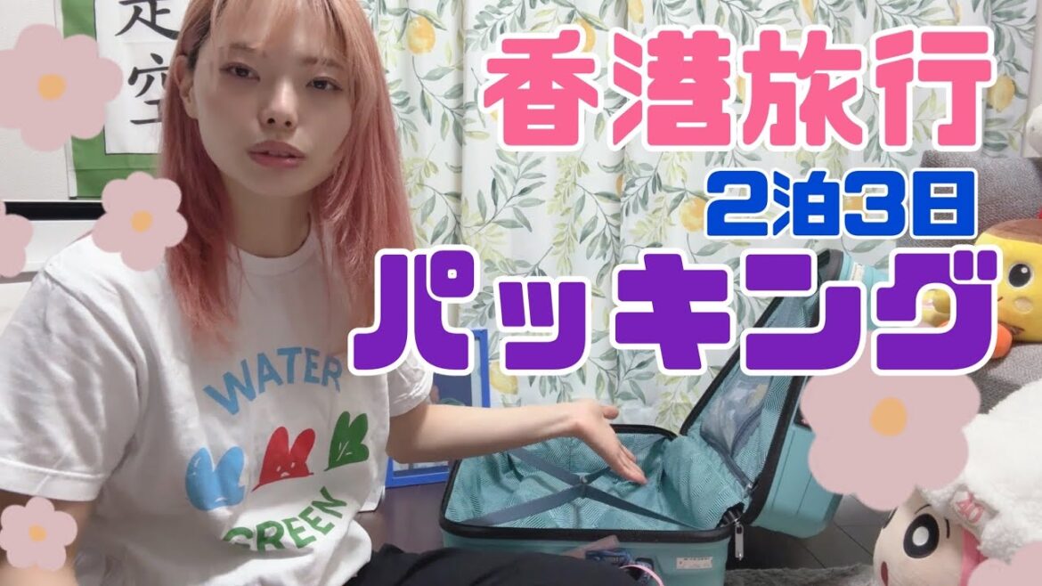 【パッキング】あれもこれもそれもって不安になってしまう私です!